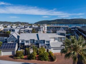 Exterior view of KnysnaQuays 4 holiday apartment in Knysna waterfront estate